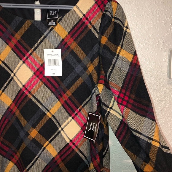 JH NWT. XL. Color Multi 27” Top /Bottom, 21” Armpit / Armpit Easy Flow,Pockets - Picture 7 of 8